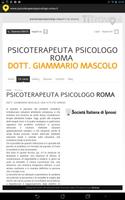 Psicoterapeuta psicologo Roma syot layar 2