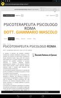 Psicoterapeuta psicologo Roma स्क्रीनशॉट 2