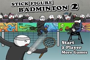 Stick Figure Badminton Screenshot 1