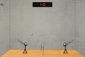 Stick Figure Badminton capture d'écran 2