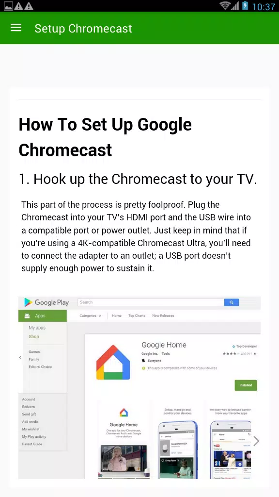 Simple chromecast com setup APK for Android Download