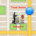Travel Routes Navigator-icoon