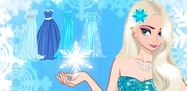 Холодная принцесса - одевалка