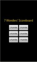 7 Wonders Scoreboard poster