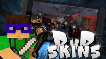 PvP Skins for Minecraft PE Affiche