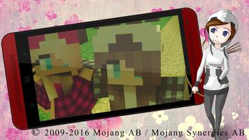 برنامه‌نما Girls Skins for Minecraft عکس از صفحه