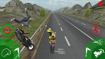 Traffic Moto Bike Attack Race capture d'écran 1