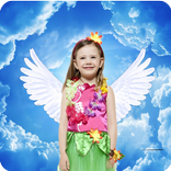 Angel Flying Wings Photo Edito
