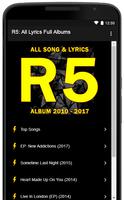 R5: All Lyrics Full Albums capture d'écran 1