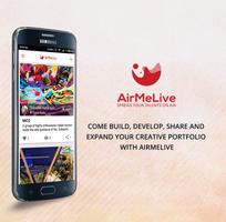 AirMeLive - Talent Platform Affiche