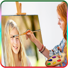 Real Artist Painting Photo Frames icône