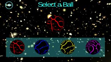 Poster Galaxy Rolling Ball