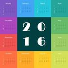 2016 Indian Holiday Calendar ikona