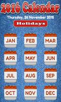 2016 Indian Holiday Calendar تصوير الشاشة 2