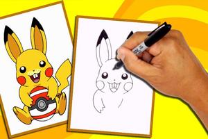 How to Draw Pikachu Pokemon capture d'écran 1