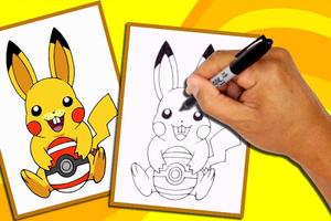 How to Draw Pikachu Pokemon screenshot 2