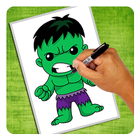 How to Draw Hulk biểu tượng