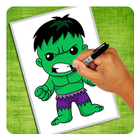 How to Draw Hulk icon