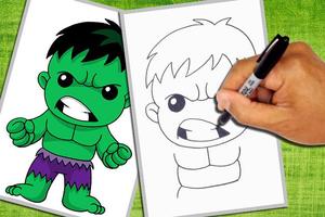 How to Draw Hulk poster