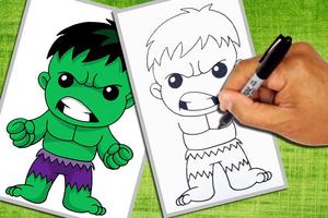 How to Draw Hulk syot layar 1