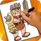 How to Draw Clash of Clans icône