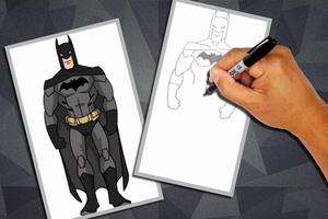 Poster How to Draw Batman
