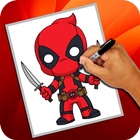 How to Draw Deadpool icon