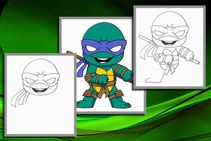 برنامه‌نما How to Draw Ninja Turtles 2 عکس از صفحه
