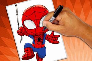How to Draw Spiderman Affiche