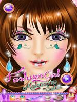 Fashion Girl Makeover Salon Affiche