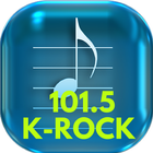 Radio for 101.5 K-Rock Manhattan Kansas station. icône
