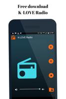 K-LOVE Radio Fountain Hills Arizona station app. Plakat