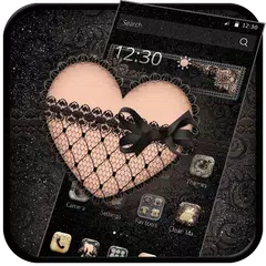 Black Lace  Heart APK download