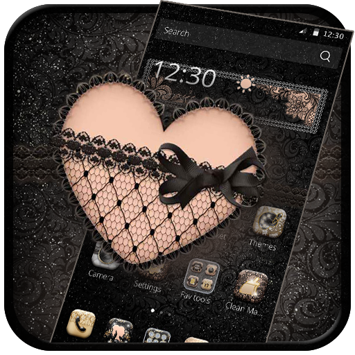 Black Lace  Heart