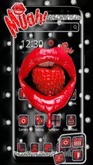 Sweet Sexy Red Lips Theme APK download