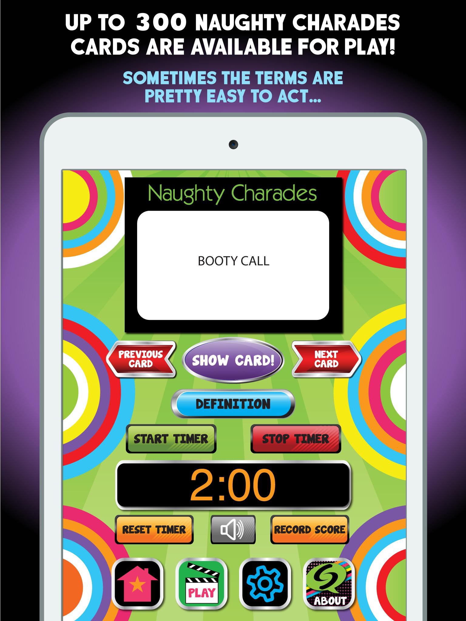 Naughty Charades Party Game Ekran Görüntüsü 7.