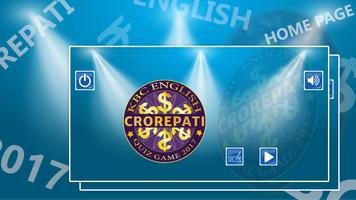 Crorepati English Quiz Game 2017 NEW โปสเตอร์