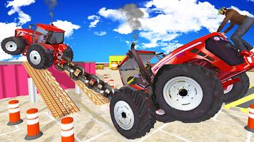 Tractor Parking sim 3d 2018-Tractor driving games ภาพหน้าจอ 2