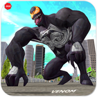 ikon Venom Spiderweb superhero vs Iron spider Web hero