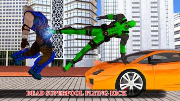 Dead Sword Superhero Pool- Cable Sword Action game capture d'écran 1