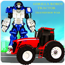गोरिल्ला रोबोट ट्रैक्टर लड़ाई खेलों को बदलने APK