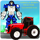 Gorilla Robot Tractor Transform- Multi Robot games icon