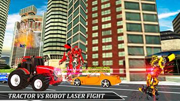 Gorilla Robot Tractor Transform- Multi Robot games screenshot 1