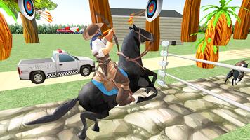 Horseback Mounted Archery Horse Archer Derby quest پوسٹر