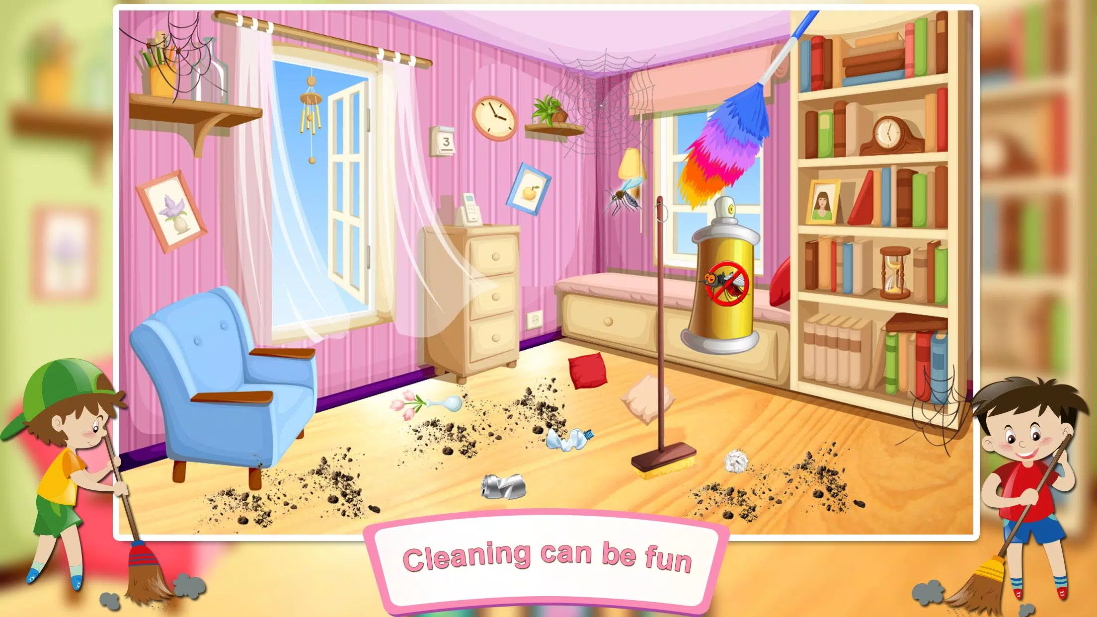 حلم تنظيف المنزل: طفلة الألعاب APK للاندرويد تنزيل