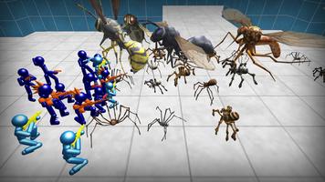 Stickman Spiders Battle Simula screenshot 3