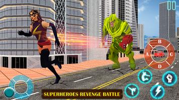 Captain Marvelus Superhero Games- Thanos Revenge capture d'écran 2