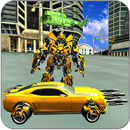 Super Mech Warrior Robot: Mobil Otot Transformer APK