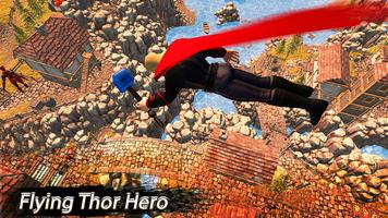 Superhero hammer hero Affiche