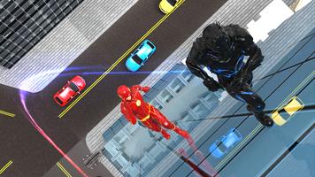 Flash Speedsters- Superhero Wall Run- flash games Affiche